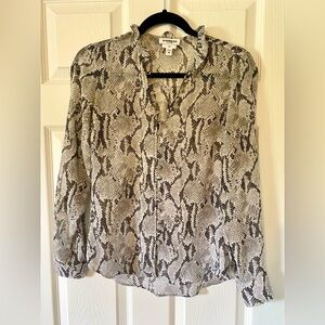 XXS Express Snake Print Blouse